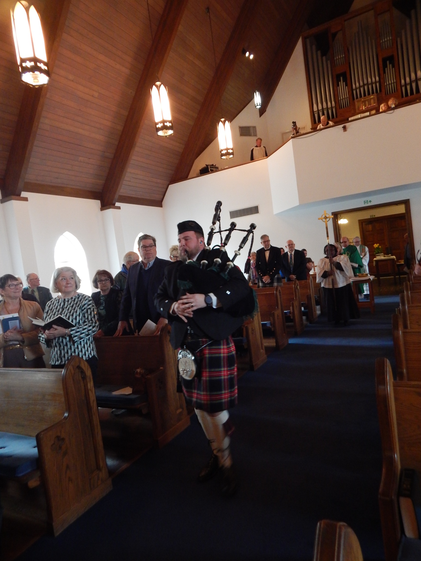 Processional with Bag Piper